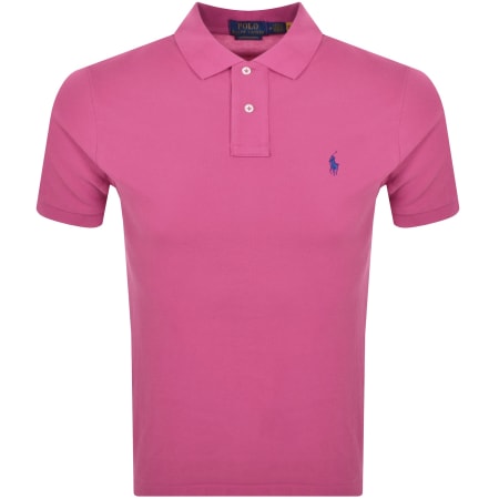 Product Image for Ralph Lauren Custom Slim Polo T Shirt Pink
