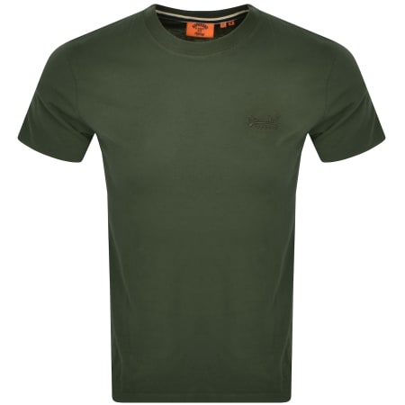 Product Image for Superdry Essential Logo T Shirt Green
