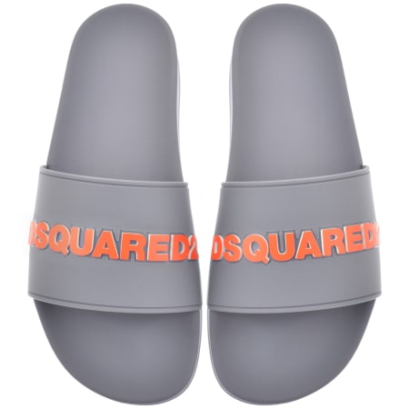 Product Image for DSQUARED2 Logo Sliders Grey