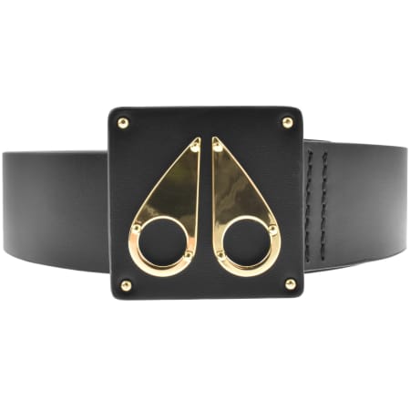 Product Image for Moose Knuckles Large Logo Belt Gold