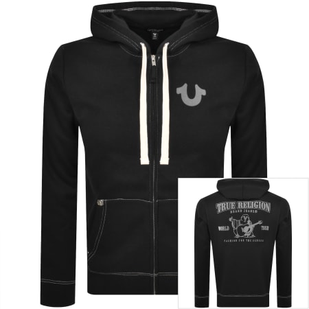 Product Image for True Religion Full Zip Hoodie Black