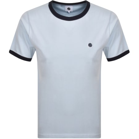 Product Image for Pretty Green Eclipse Ringer T Shirt Blue