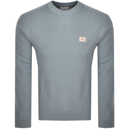 Product Image for Calvin Klein Jeans Texture Jumper Blue