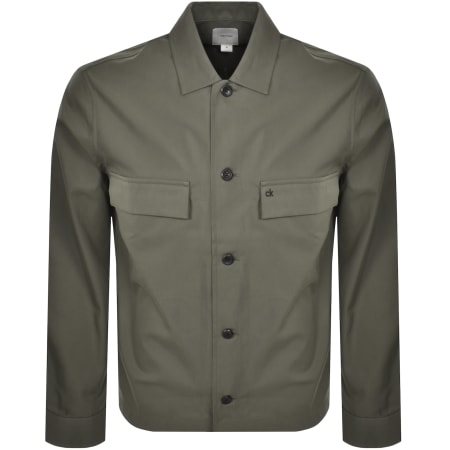 Product Image for Calvin Klein Overshirt Jacket Khaki