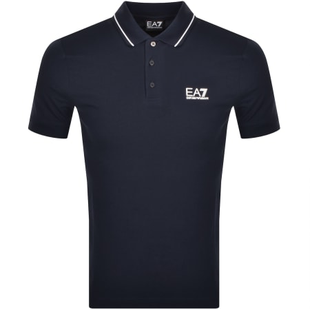 Product Image for EA7 Emporio Armani Core ID Tipped Polo Navy