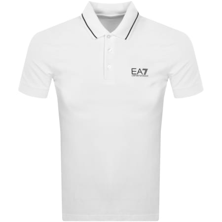 Product Image for EA7 Emporio Armani Core ID Tipped Polo White
