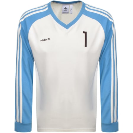 Product Image for adidas Originals Football Jersey T Shirt White