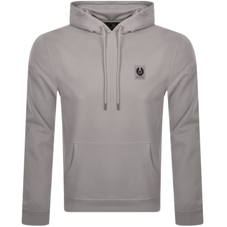 Product Image for Belstaff Logo Pullover Hoodie Grey