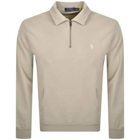 Product Image for Ralph Lauren Half Zip Sweatshirt Grey
