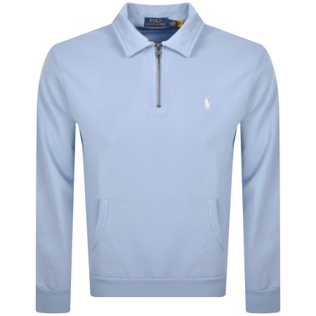 Product Image for Ralph Lauren Half Zip Sweatshirt Blue