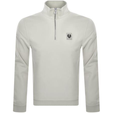 Product Image for Belstaff Quarter Zip Sweatshirt Beige