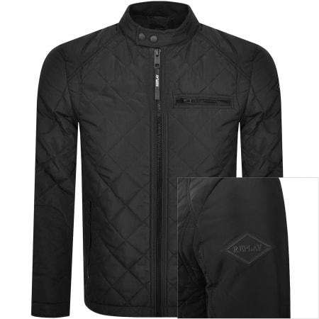 Product Image for Replay Padded Jacket Black