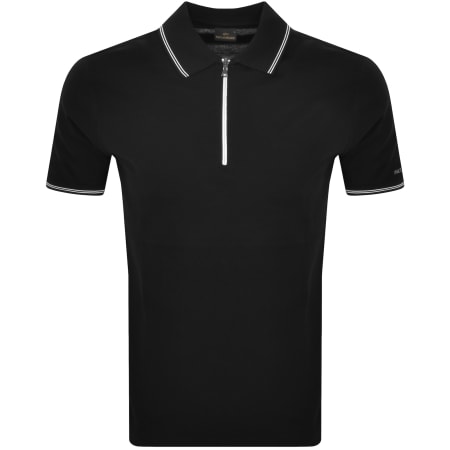 Product Image for Paul And Shark Printed Logo Polo Black