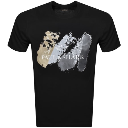 Product Image for Paul And Shark Logo T Shirt Black