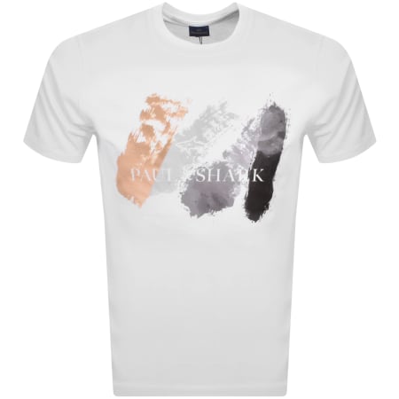 Product Image for Paul And Shark Logo T Shirt White