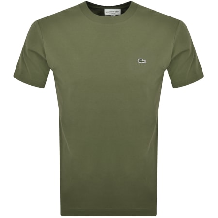 Product Image for Lacoste Crew Neck T Shirt Khaki