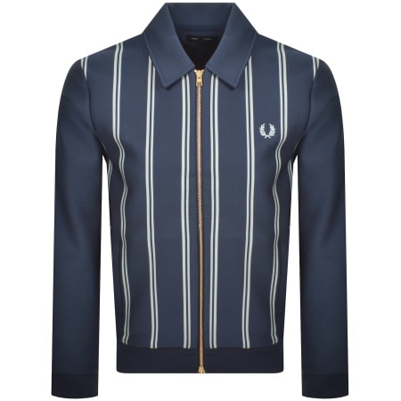 Product Image for Fred Perry Striped Track Jacket Blue