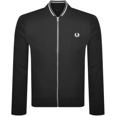 Product Image for Fred Perry Zip Through Sweatshirt Black