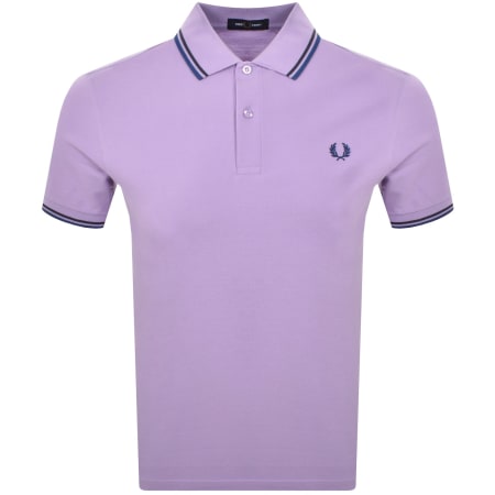 Product Image for Fred Perry Twin Tipped Polo T Shirt Purple
