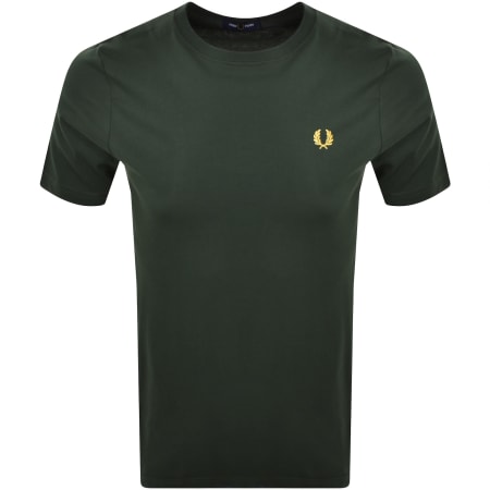 Product Image for Fred Perry Crew Neck T Shirt Court Green