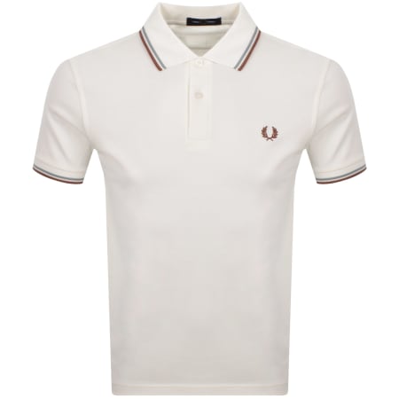 Product Image for Fred Perry Twin Tipped Polo T Shirt White