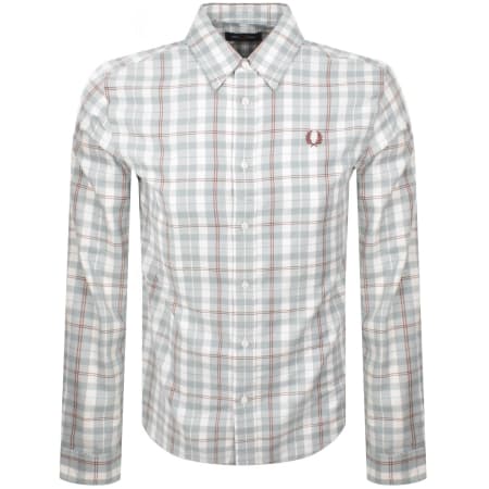 Product Image for Fred Perry Oxford Long Sleeve Shirt White