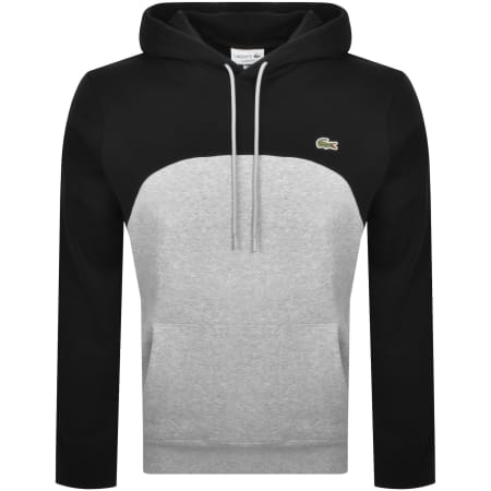 Product Image for Lacoste Logo Pullover Hoodie Black