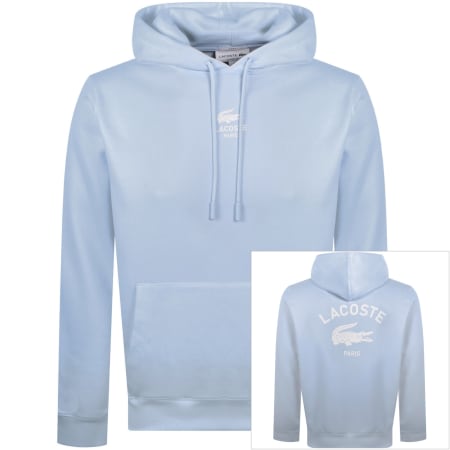 Product Image for Lacoste Logo Hoodie Blue