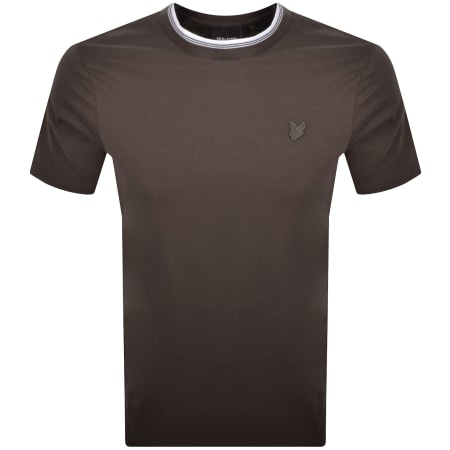 Product Image for Lyle And Scott Tipped T Shirt Brown
