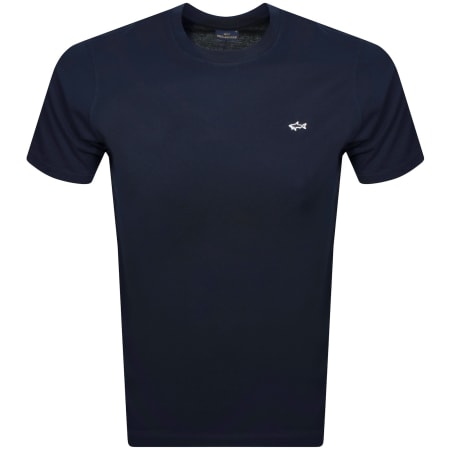 Product Image for Paul And Shark Logo T Shirt Navy