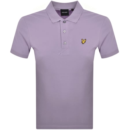Product Image for Lyle And Scott Plain Polo T Shirt Purple