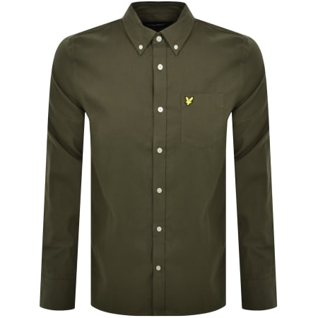 Product Image for Lyle And Scott Oxford Long Sleeve Shirt Gren