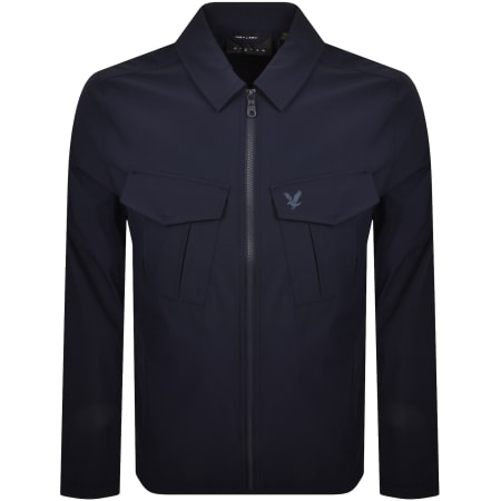 Product Image for Lyle And Scott Pocket Overshirt Navy