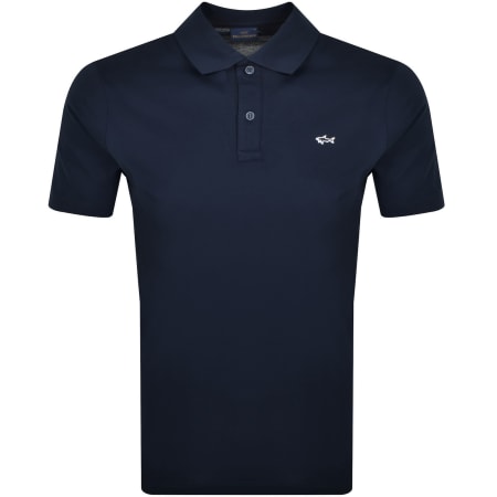 Product Image for Paul And Shark Logo Polo T Shirt Navy