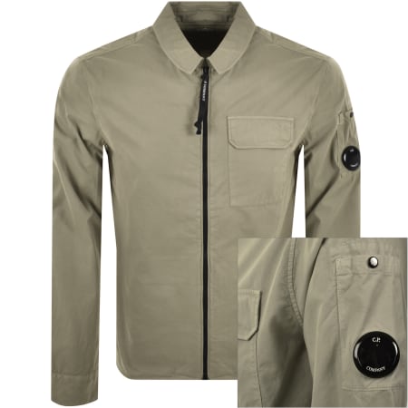 Product Image for CP Company Gabardine Overshirt Vintage Khaki