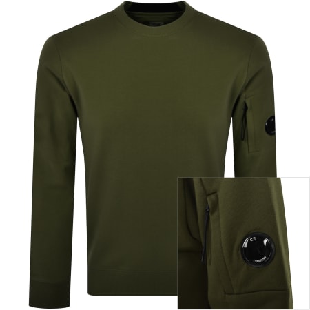 Product Image for CP Company Diagonal Sweatshirt Green