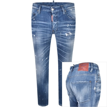 Product Image for DSQUARED2 Skater Slim Fit Jeans Blue