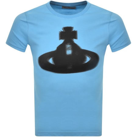 Product Image for Vivienne Westwood Halftone Orb T Shirt Blue