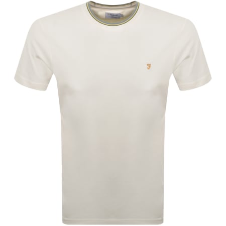 Product Image for Farah Vintage Alvin Tipped T Shirt White