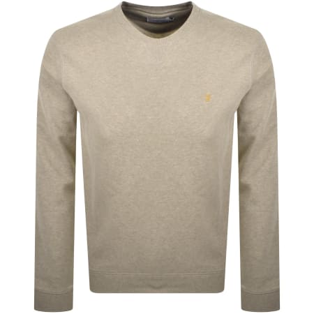 Product Image for Farah Tim New Crew Sweatshirt Beige
