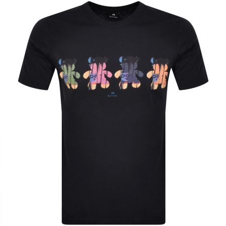 Product Image for Paul Smith Multi Teddy Bear T Shirt Navy