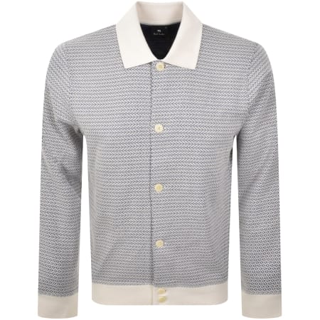 Product Image for Paul Smith Button Through Jersey Jacket Off White