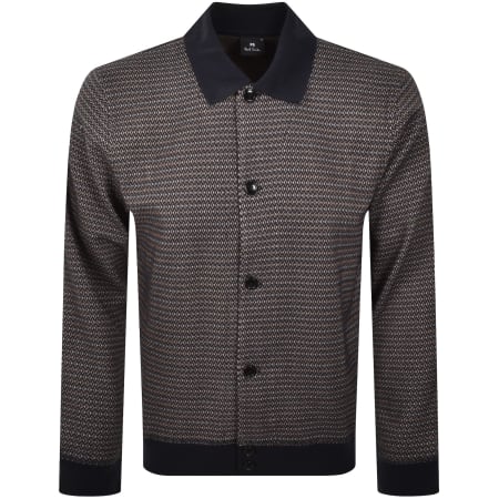 Product Image for Paul Smith Button Through Jersey Jacket Navy
