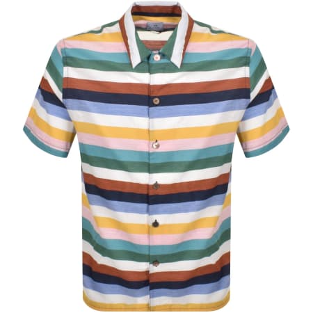Product Image for Paul Smith Zebra Short Sleeved Shirt Multi Navy