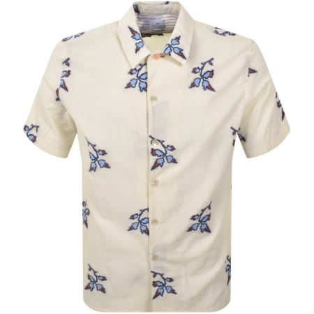 Product Image for Paul Smith Zebra Short Sleeved Shirt Cream