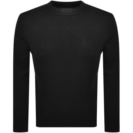 Product Image for Replay Crew Neck Knit Jumper Black