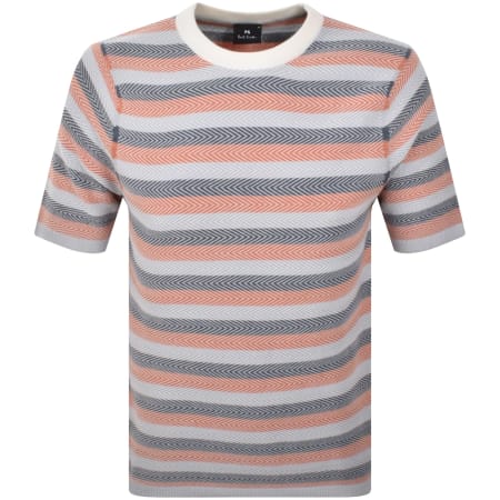 Product Image for Paul Smith Knit Stripe T Shirt White