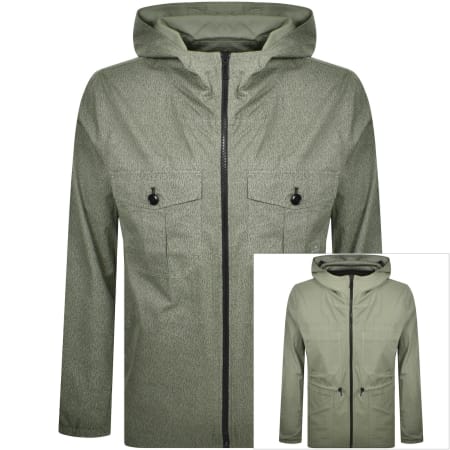 Product Image for Paul Smith Reversible Hooded Jacket Green