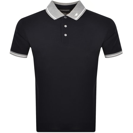 Product Image for Emporio Armani Short Sleeved Polo T Shirt Navy
