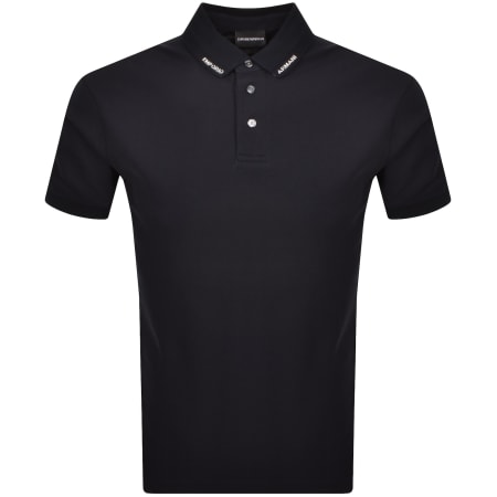 Product Image for Emporio Armani Short Sleeved Polo T Shirt Navy